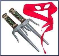 Raphael's Electronic Twin Sais Action Figure