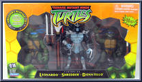 Shredder's Revenge (Leo, Shredder, Don) from Teenage Mutant Ninja Turtles - Animated - 3-Packs manufactured by Playmates [Front]