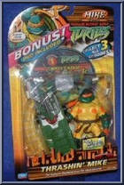 Thrashin' Mike (Bonus DVD) from Teenage Mutant Ninja Turtles - Animated - Extreme Sports Turtles manufactured by Playmates [Front]