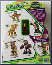 Mikey from Teenage Mutant Ninja Turtles - Half Shell Heroes - Talking Turtles manufactured by Playmates [Back]