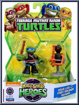 Dojo Leo (with Foot Soldier Dummy) from Teenage Mutant Ninja Turtles - Half Shell Heroes - Basic Series manufactured by Playmates [Front]