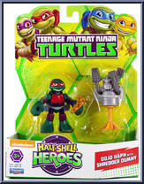 Dojo Raph (with Shredder Dummy) from Teenage Mutant Ninja Turtles - Half Shell Heroes - Basic Series manufactured by Playmates [Front]