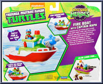 Fire Boat (with Captain Raph) from Teenage Mutant Ninja Turtles - Half Shell Heroes - Accessories manufactured by Playmates [Back]