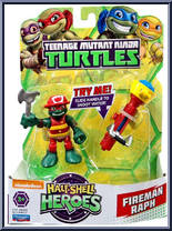 Fireman Raph from Teenage Mutant Ninja Turtles - Half Shell Heroes - Basic Series manufactured by Playmates [Front]