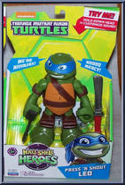 Leo from Teenage Mutant Ninja Turtles - Half Shell Heroes - Press 'N Shout manufactured by Playmates [Front]