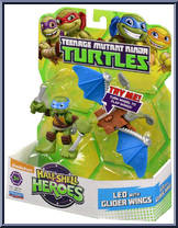 Leo (with Glider Wings) from Teenage Mutant Ninja Turtles - Half Shell Heroes - Basic Series manufactured by Playmates [Front]