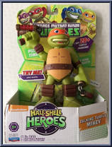 Mikey from Teenage Mutant Ninja Turtles - Half Shell Heroes - Talking Turtles manufactured by Playmates [Front]