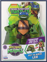 Pet to Ninja Leo from Teenage Mutant Ninja Turtles - Half Shell Heroes - Basic Series manufactured by Playmates [Front]