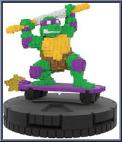 Donatello (Skateboard) from Teenage Mutant Ninja Turtles - HeroClix - Unplugged manufactured by WizKids [Loose]