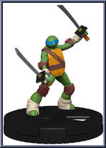 Leonardo from Teenage Mutant Ninja Turtles - HeroClix - Unplugged manufactured by WizKids [Loose]