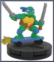Leonardo (Skateboard) from Teenage Mutant Ninja Turtles - HeroClix - Unplugged manufactured by WizKids [Loose]