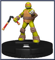 Michelangelo from Teenage Mutant Ninja Turtles - HeroClix - Unplugged manufactured by WizKids [Loose]