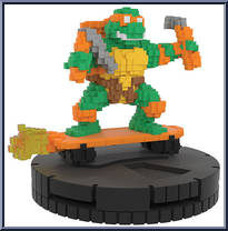 Michelangelo (Skateboard) from Teenage Mutant Ninja Turtles - HeroClix - Unplugged manufactured by WizKids [Loose]