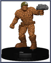 Stone Warrior from Teenage Mutant Ninja Turtles - HeroClix - Unplugged manufactured by WizKids [Loose]