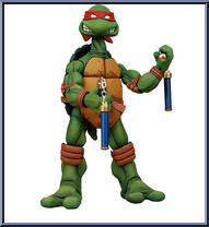 Michelangelo from Teenage Mutant Ninja Turtles - Mirage Comics - Tube Packaging manufactured by Neca [Loose]