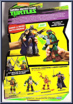 Shredder from Teenage Mutant Ninja Turtles - Nickelodeon - Hand-to-Hand Fighters manufactured by Playmates [Back]