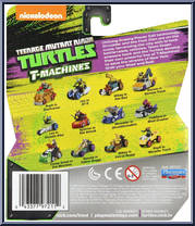 Splinter in Rat Attack from Teenage Mutant Ninja Turtles - Nickelodeon - T-Machines manufactured by Playmates [Back]