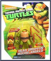 Head Droppin' Michaelangelo from Teenage Mutant Ninja Turtles - Nickelodeon - Head Droppin' manufactured by Playmates [Front]