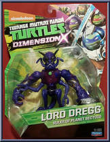 Lord Dregg from Teenage Mutant Ninja Turtles - Nickelodeon - Dimension X manufactured by Playmates [Front]