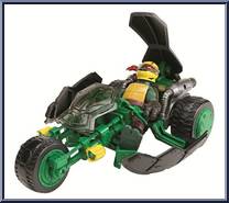 Ninja Stealth Bike (with Raph) Action Figure