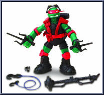 Raphael from Teenage Mutant Ninja Turtles - Nickelodeon - Stealth Tech manufactured by Playmates [Loose]