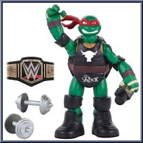 Raphael as The Rock Action Figure