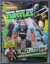 Tiger Claw from Teenage Mutant Ninja Turtles - Nickelodeon - Mutations manufactured by Playmates [Front]