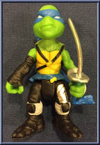 Shadow Ninja Leonardo (Black Pants) from Teenage Mutant Ninja Turtles - Out of the Shadows - Surprise Mini Figures manufactured by Playmates [Loose]
