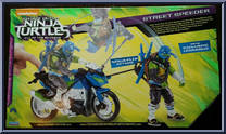 Street Speeder (with Leonardo) from Teenage Mutant Ninja Turtles - Out of the Shadows - Bikes manufactured by Playmates [Back]