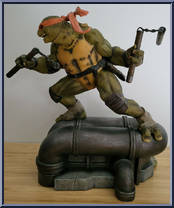 Michelangelo from Teenage Mutant Ninja Turtles - Statues 2017 manufactured by Sideshow [Loose]