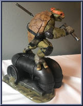 Michelangelo (Exclusive) from Teenage Mutant Ninja Turtles - Statues 2017 manufactured by Sideshow [Loose]