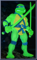 Leonardo (Mutagen Ooze Glow) from Teenage Mutant Ninja Turtles - Ultimates! manufactured by Super7 [Loose]