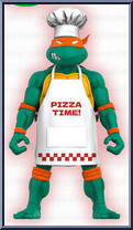 Pizza Chef Mikey from Teenage Mutant Ninja Turtles - Ultimates! manufactured by Super7 [Loose]