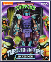 Shredder from Teenage Mutant Ninja Turtles - Turtles in Time - Basic Series manufactured by Neca [Front]