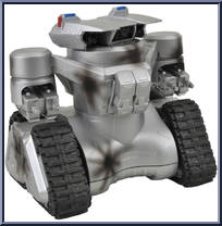 Battle Damaged Hunter / Killer Tank with Resistance Soldier Action Figure