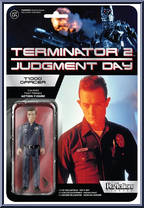 T1000 Officer from Terminator 2 - ReAction Figures manufactured by Funko [Front]