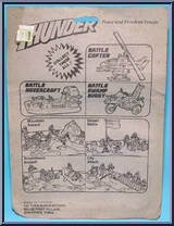Desert Battle from Thunder - Combat Placement Sets manufactured by Tai Yuen Manfucatory [Back]