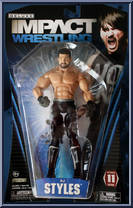 AJ Styles from TNA - Deluxe impact! - Series 11 manufactured by Jakks Pacific [Front]