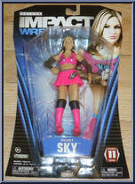 Velvet Sky from TNA - Deluxe impact! - Series 11 manufactured by Jakks Pacific [Front]
