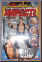 AJ Styles from TNA - Series 1 - impact! manufactured by Toy Biz [Front]