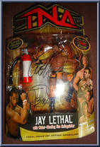 Jay Lethal from TNA - Series 6 manufactured by Toy Biz [Front]