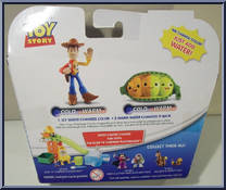 Waving Woody / Peas-in-a-Pod from Toy Story - Color Splash Buddies manufactured by Thinkway Toys [Back]
