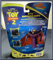 Evil Emperor Zurg from Toy Story 2 - Star Command manufactured by Mattel [Back]