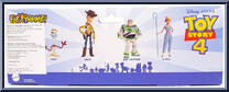 4-Pack from Toy Story 4 - Flextreme Bendables manufactured by Mattel [Back]