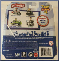Bo Peep & Skunkmobile from Toy Story 4 - Minis manufactured by Mattel [Back]