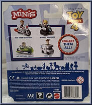 Buzz Lightyear & Spaceship from Toy Story 4 - Minis manufactured by Mattel [Back]