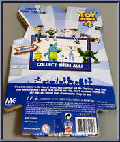 Forky & Duke Caboom from Toy Story 4 - Basic Series manufactured by Mattel [Back]