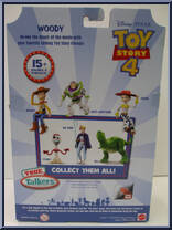 Woody from Toy Story 4 - True Talkers manufactured by Mattel [Back]