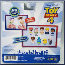 Ducky / Buzz Lightyear / Bunny from Toy Story 4 - Finger Puppets manufactured by Thinkway Toys [Back]
