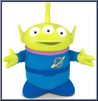 Space Alien (Talks with Light-Up Antenna) Action Figure
